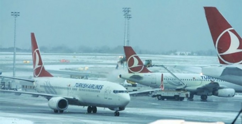 Trabzonda uçak seferleri iptal edildi