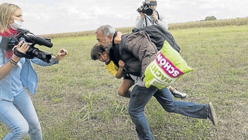 Sığınmacılara çelme takan Macar gazeteci hakkında karar verildi