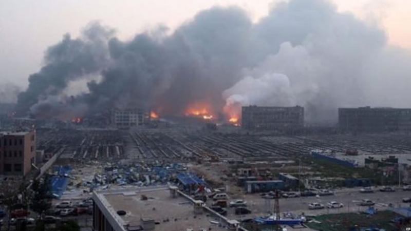 Çinde fabrika patladı, 2.2 şiddetinde deprem oldu!