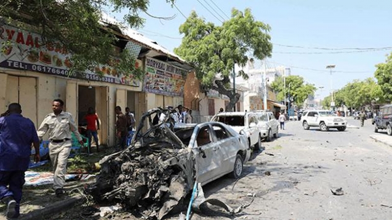 Somalide bomba yüklü araçla saldırı