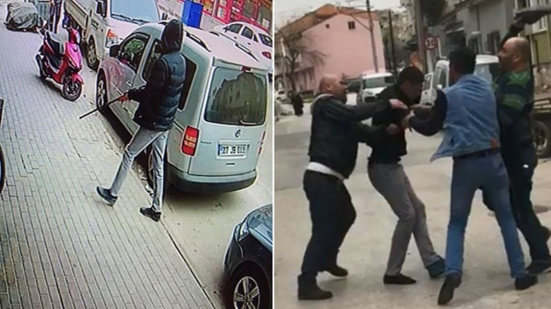 İş yerine av tüfeğiyle ateş açtı! Polis gelene kadar dövdüler