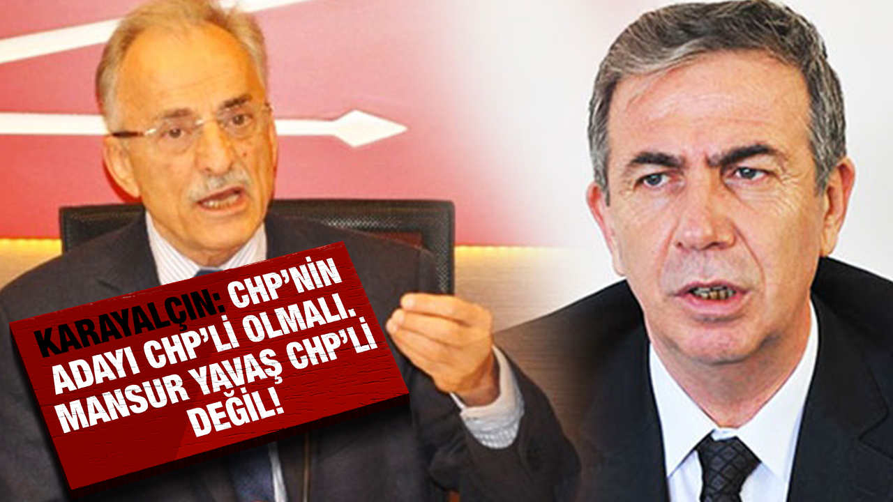 Murat Karayalçın: CHPnin adayı CHPli olmalı, Yavaş CHPli değil